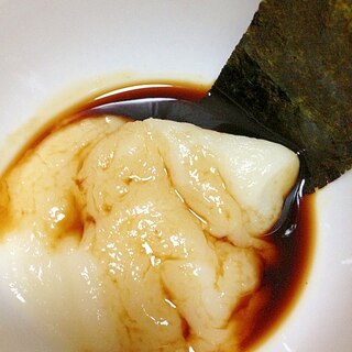 レンジで★海苔醤油餅（≧ｖ≦●）